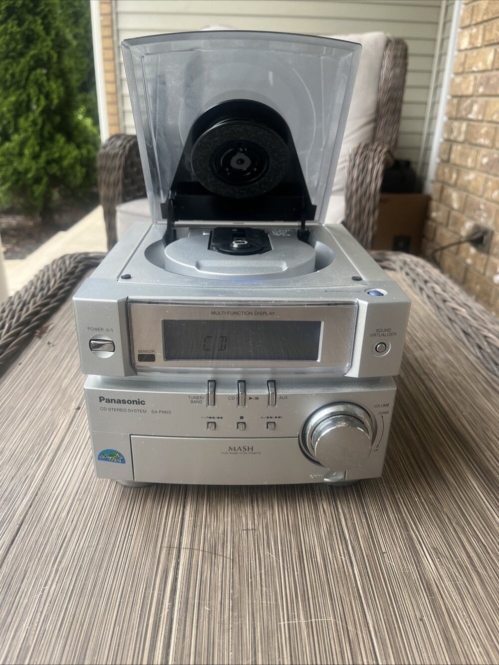 Panasonic CD AM/FM SA-PM03 Stereo Radio System Player with Power Cable TESTED